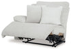 Top Tier - Alloy - Laf Zero Wall Power Recliner - Tallahassee Discount Furniture (FL)