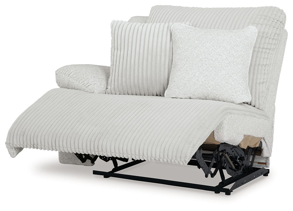 Top Tier - Alloy - Laf Zero Wall Power Recliner - Tallahassee Discount Furniture (FL)