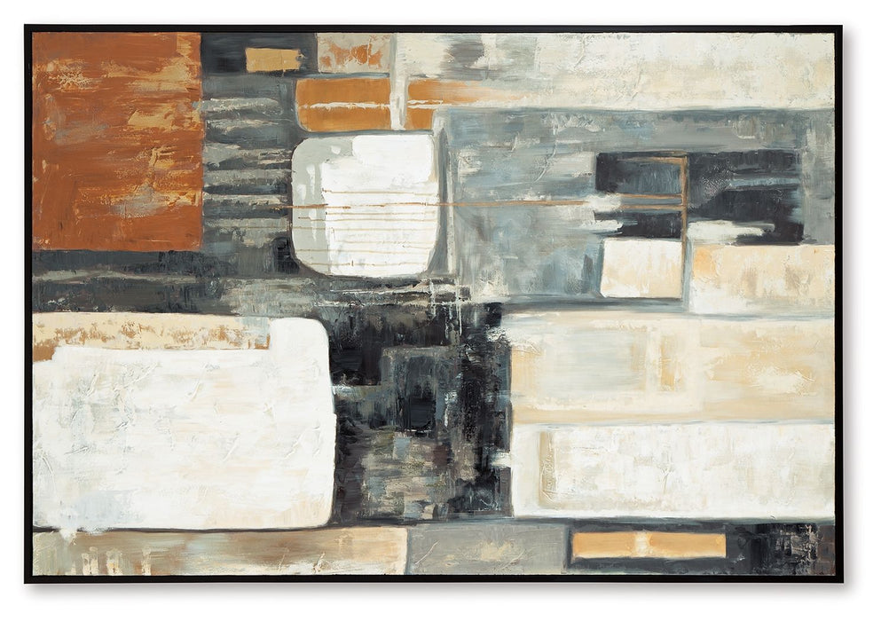 Howford - Brown / Black / Gray - Wall Art - Tallahassee Discount Furniture (FL)