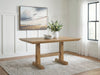 Ridgester - Rectangular Dining Room Counter Table - Light Brown - Tallahassee Discount Furniture (FL)