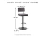 Strumford - Tall Swivel Barstool (Set of 2) - Tallahassee Discount Furniture (FL)