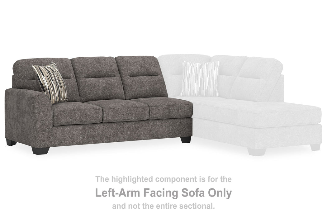Olten - Graphite - LAF Sofa - Tallahassee Discount Furniture (FL)