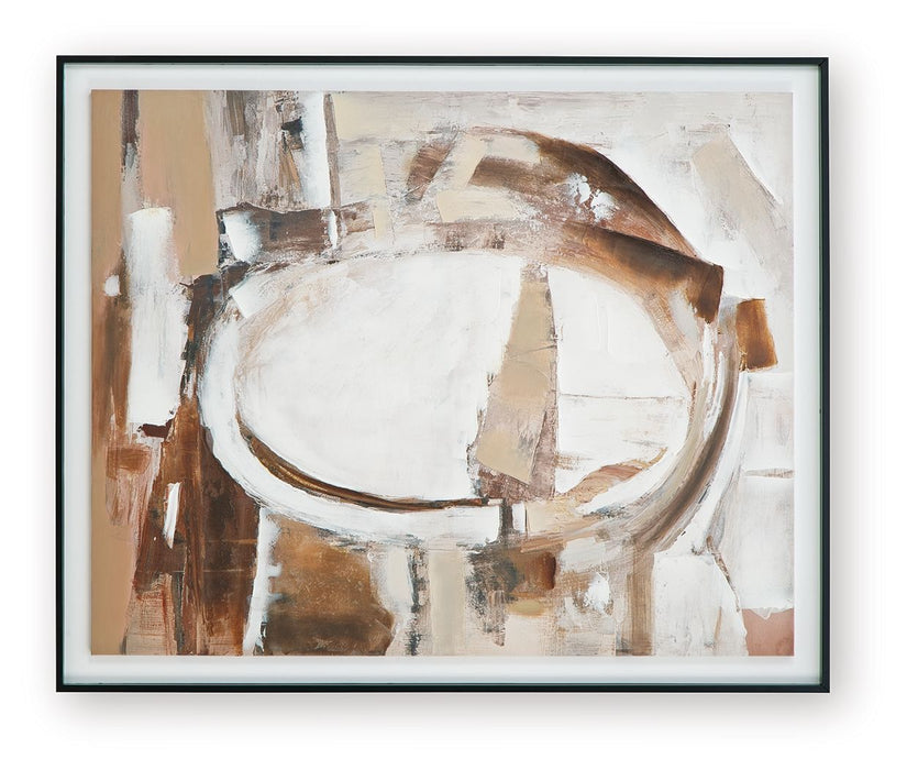 Bradlow - Wall Art - Brown / White / Black - Tallahassee Discount Furniture (FL)