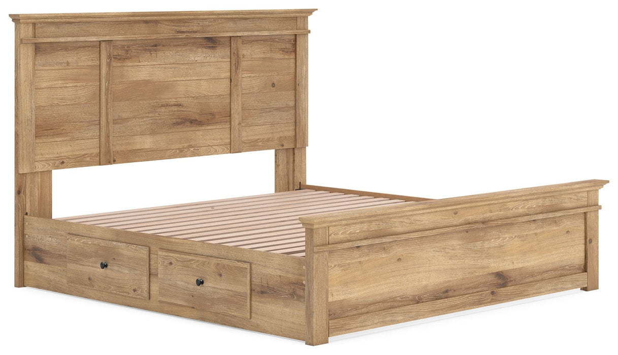 Makidern - Panel Storage Bed With Under Bed Storage Unit - Tallahassee Discount Furniture (FL)