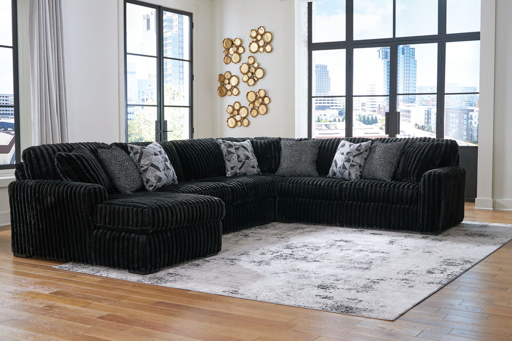 Midnight-Madness - Sectional Set - Tallahassee Discount Furniture (FL)