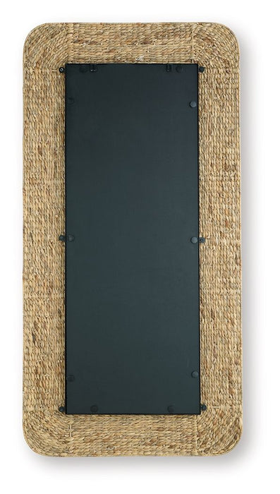 Norigan - Natural - Floor Mirror - Tallahassee Discount Furniture (FL)