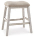 Skempton - Upholstered Stool (Set of 2) - White - Tallahassee Discount Furniture (FL)