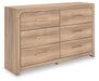 Kinlanni - Six Drawer Dresser - Tallahassee Discount Furniture (FL)