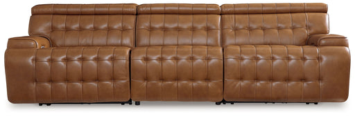 Temmpton - Power Reclining Sectional - Tallahassee Discount Furniture (FL)