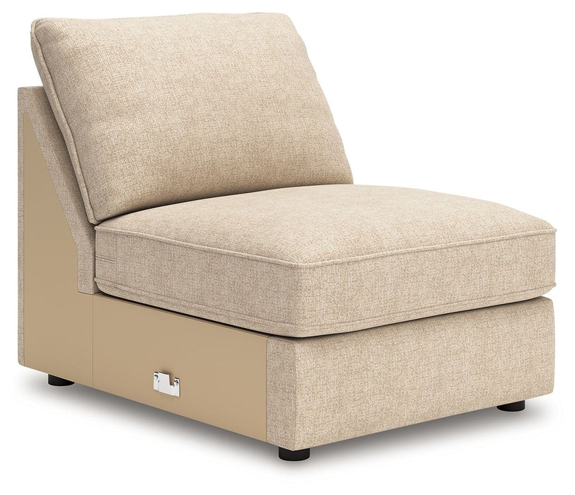 Seyler - Sand - Armless Chair - Tallahassee Discount Furniture (FL)
