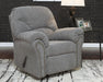 Allmaxx - Rocker Recliner - Pewter - Tallahassee Discount Furniture (FL)