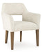 Marxmore - Dining Upholstered Arm Chair (Set of 2) - Beige / Brown - Tallahassee Discount Furniture (FL)