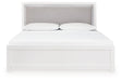 Maeling - King Upholstered Panel Bed - White - Tallahassee Discount Furniture (FL)