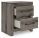 Graystorm - Brown Gray - Two Drawer Night Stand - Tallahassee Discount Furniture (FL)