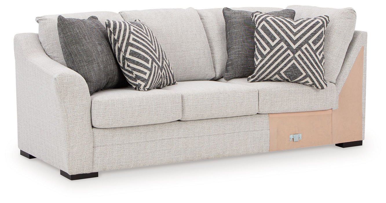 Koralynn - Stone - Laf Sofa with Corner Wedge - Tallahassee Discount Furniture (FL)