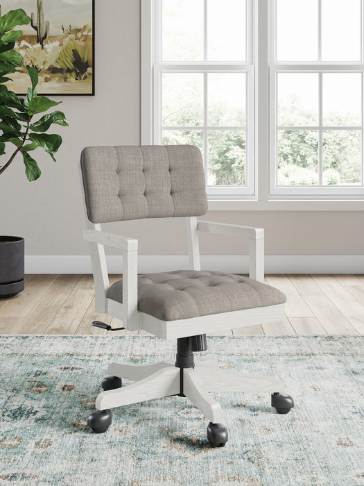 Robbinsdale - Home Office Desk Chair - Antique White - Tallahassee Discount Furniture (FL)