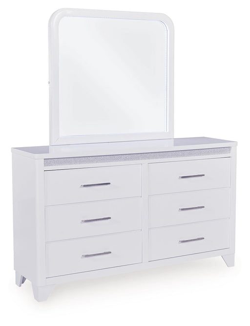 Jarlee - Dresser And Mirror - White - Tallahassee Discount Furniture (FL)
