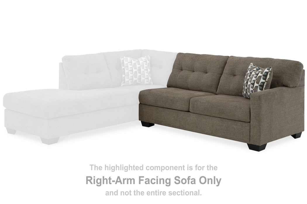 Mahoney - Chocolate - Raf Sofa - Tallahassee Discount Furniture (FL)