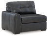 Brindley Pier - Fog - Laf Corner Chair - Tallahassee Discount Furniture (FL)