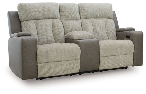 WhipLash - Sisal - Power Reclining Loveseat With Console / Adj Headrest - Tallahassee Discount Furniture (FL)