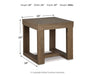 Cariton - Square End Table - Gray - Tallahassee Discount Furniture (FL)