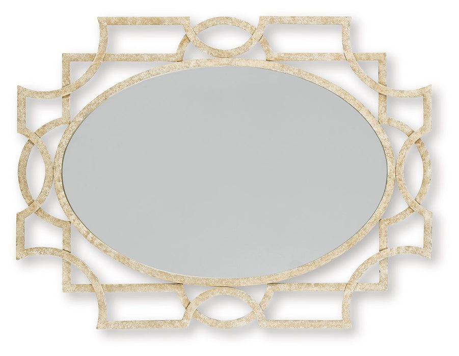 Fulkmore - Antique Gold Finish - Accent Mirror - Tallahassee Discount Furniture (FL)