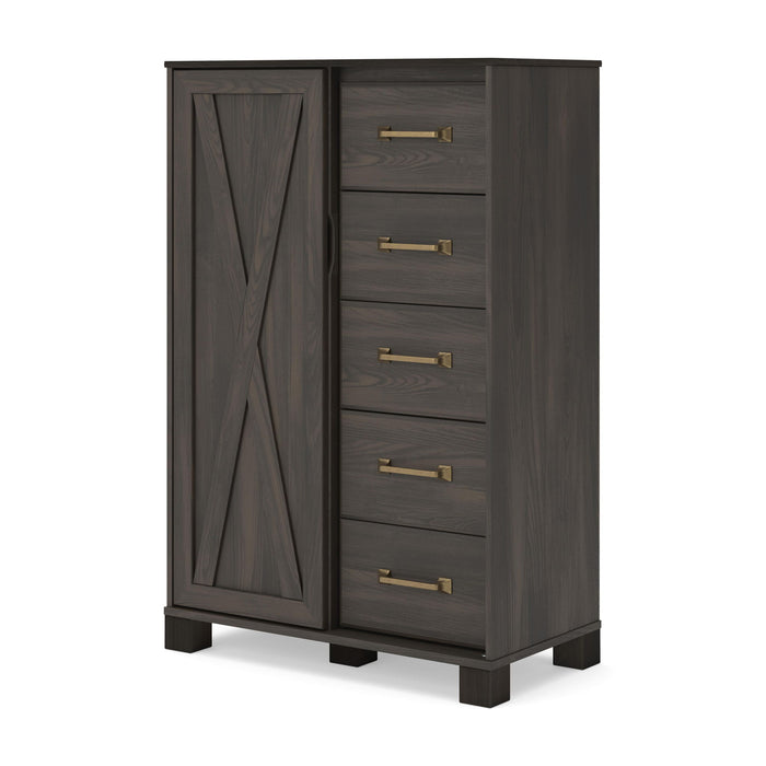 Vonitta Bay - Dressing Chest - Dark Brown - Tallahassee Discount Furniture (FL)