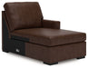 McDowlan - Coffee - RAF Corner Chaise - Tallahassee Discount Furniture (FL)