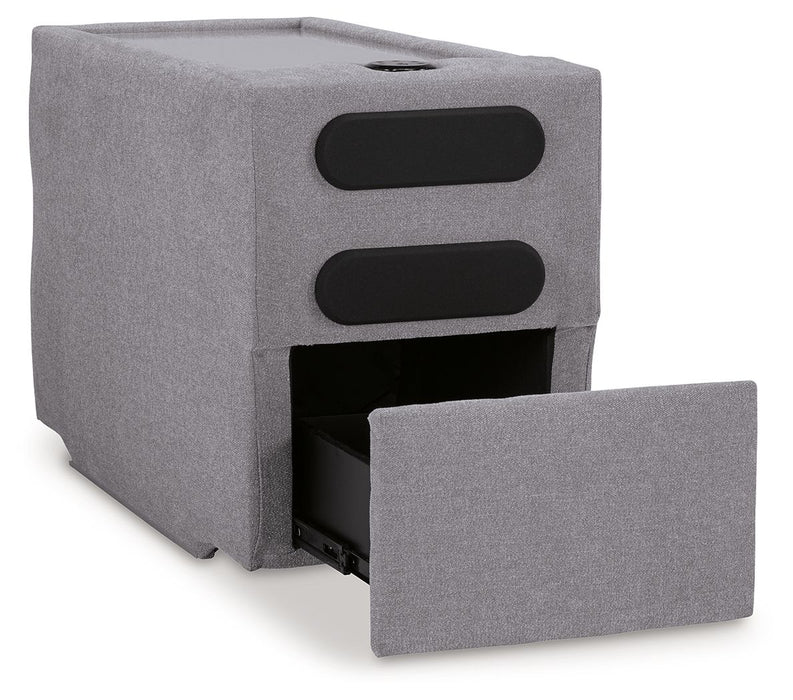 Modmax - Granite - Console With Audio System - Tallahassee Discount Furniture (FL)