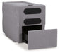 Modmax - Granite - Console With Audio System - Tallahassee Discount Furniture (FL)