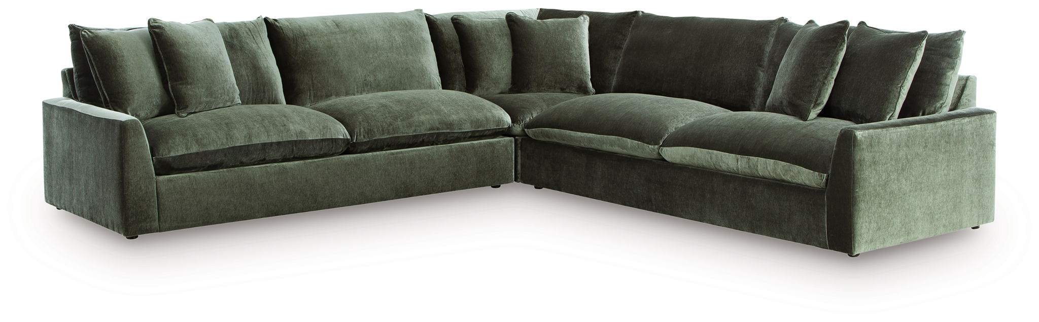 Carriage View - Jade - 3-Piece Sectional - Tallahassee Discount Furniture (FL)