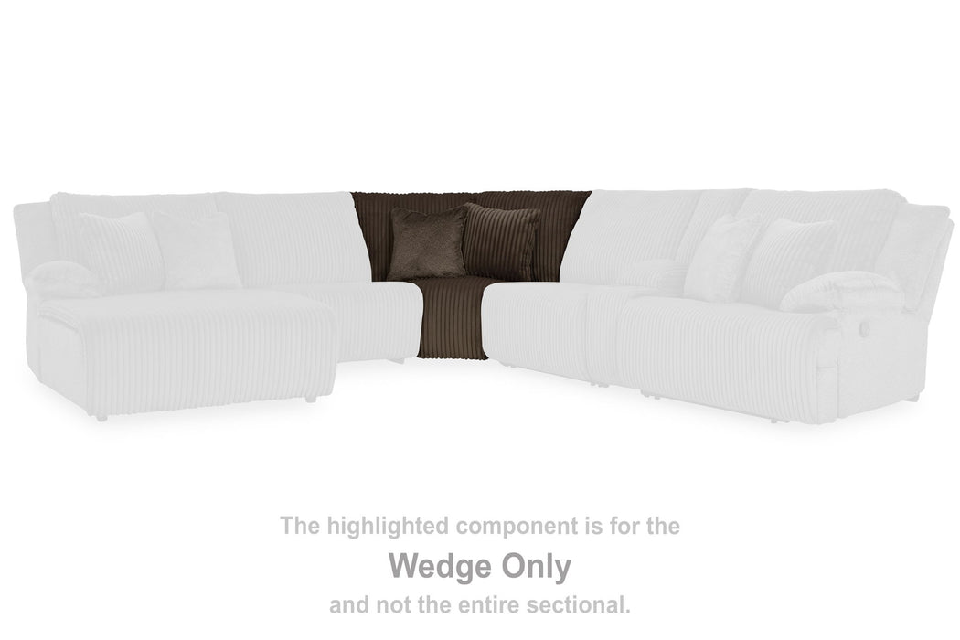 Top Tier - Chocolate - Wedge - Tallahassee Discount Furniture (FL)