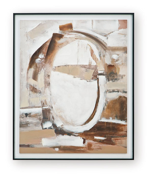 Bradlow - Wall Art - Brown / White / Black - Tallahassee Discount Furniture (FL)