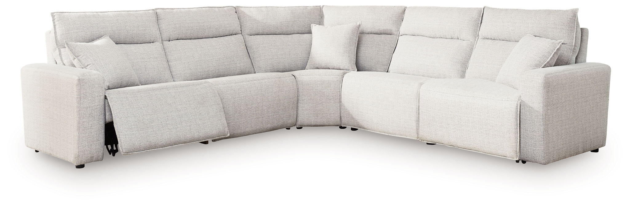 Modmax II - Reclining Sectional - Stone - Tallahassee Discount Furniture (FL)