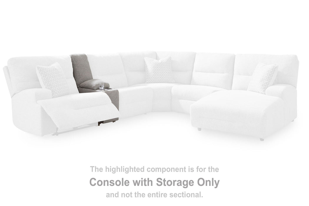 Acklen Place - Pewter - Console With Storage - Tallahassee Discount Furniture (FL)