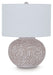 Vien - Terracotta Table Lamp - Distressed White - Tallahassee Discount Furniture (FL)