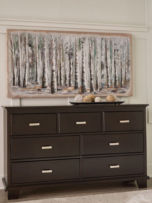 Covetown - Dresser - Dark Brown - Tallahassee Discount Furniture (FL)