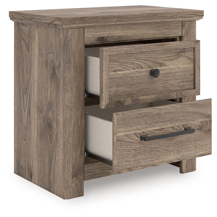 Rusticott - Brown - Two Drawer Night Stand - Tallahassee Discount Furniture (FL)