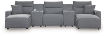 ModMax II - Salt And Pepper - Reclining Sectional - Tallahassee Discount Furniture (FL)