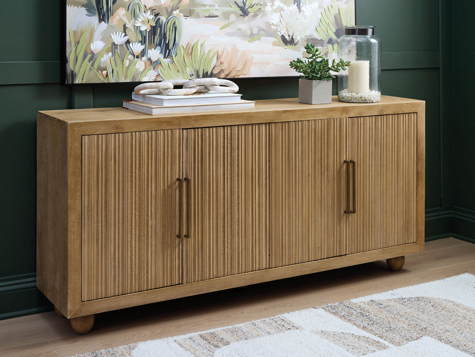 Niam - Light Antique Beige - Accent Cabinet - Tallahassee Discount Furniture (FL)