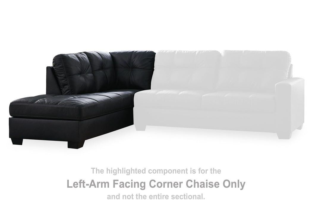 Barlin Mills - Carbon - Laf Corner Chaise - Tallahassee Discount Furniture (FL)