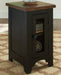 Valebeck - Chair Side End Table - Black / Brown - Tallahassee Discount Furniture (FL)