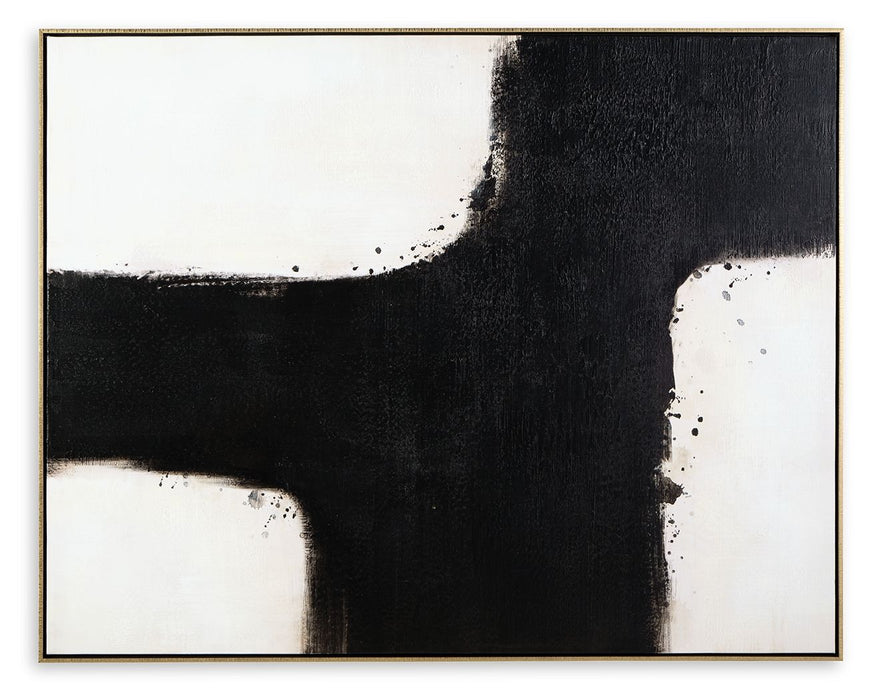Reighlea - Black / White - Wall Art - Tallahassee Discount Furniture (FL)