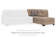 Olten - Mocha - RAF Corner Chaise - Tallahassee Discount Furniture (FL)