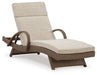 Beachcroft - Beige - Chaise Lounge With Cushion - Tallahassee Discount Furniture (FL)