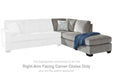 Altari - Raf Corner Chaise - Alloy - Tallahassee Discount Furniture (FL)