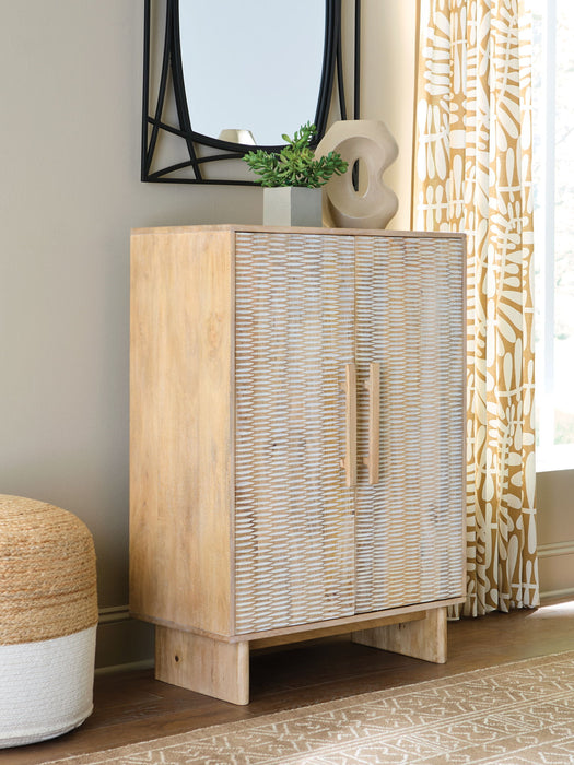 Dallinbury - Natural / White Wash - Accent Cabinet - Tallahassee Discount Furniture (FL)