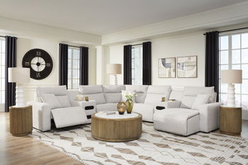 Modmax II - Power Armless Recliner With Adjustable Headrest - Stone