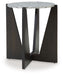 Tellrich - Black / White - Accent Table - Tallahassee Discount Furniture (FL)