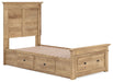 Makidern - Panel Storage Bed With 2 Under Bed Storage Units - Tallahassee Discount Furniture (FL)